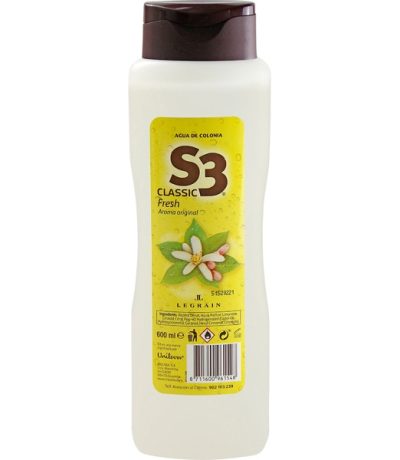 s3 eau de cologne 600ml
