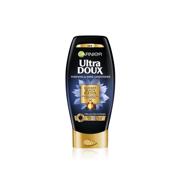 ultradoux apres shampoo charbon noir 200ml