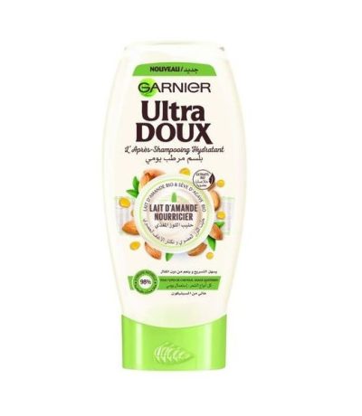 ultradoux apres shampoo lait amande 200ml
