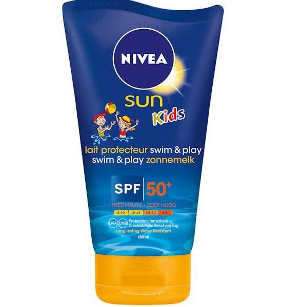 nivea kids lait protecteur swim&play spf50 150ml