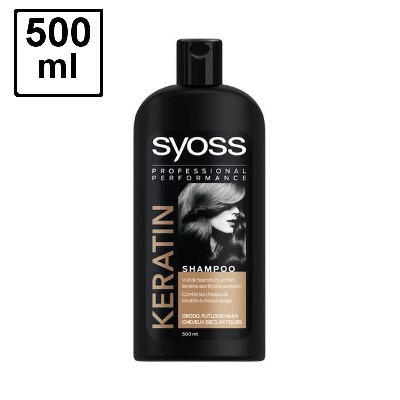 syoss shampoo cheveux secs fatigues 500 ml