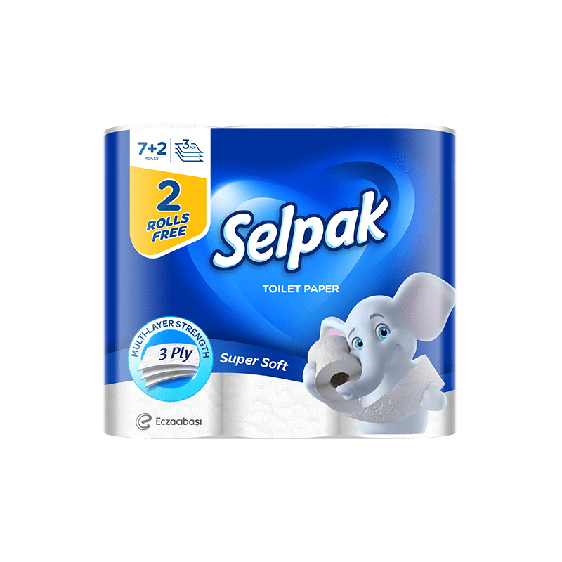 selpak toilet paper 3 ply 9