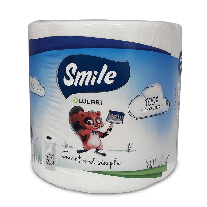 smile papier cuisine rouleau 500 feuilles