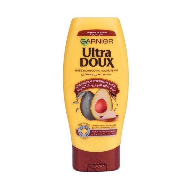 ultradoux apres shampoo avocat karite 200ml