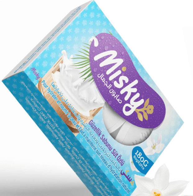 misky savon lait 3 x 60 gr