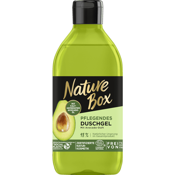 nature box b.douche nourissant parf. avocat 250ml