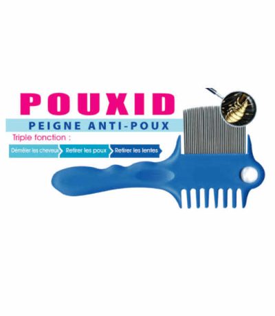 pouxid peigne anti-poux triple fonction
