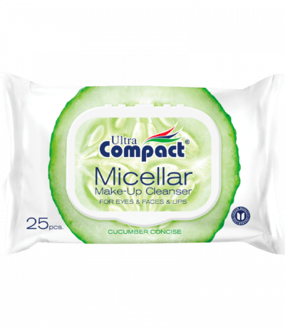 compact demaquilant micelar 25 pcs