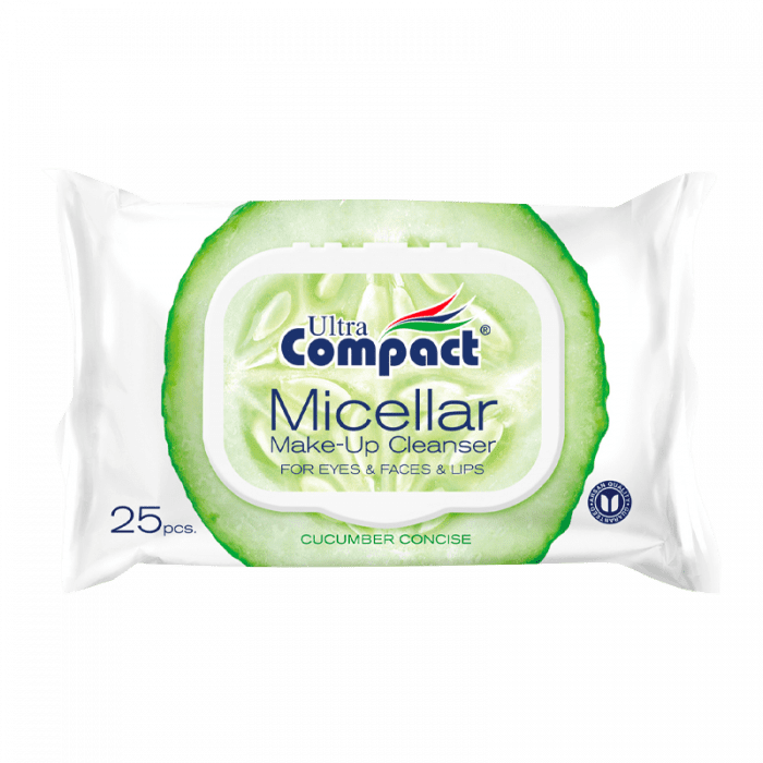 compact demaquilant micelar 25 pcs
