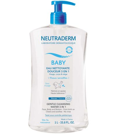 neutraderm eau nettoyante douceur 3 en 1 desla naissance 1l