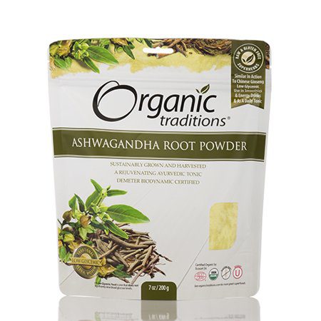 organic traditions ashwagandha poudre 200gr