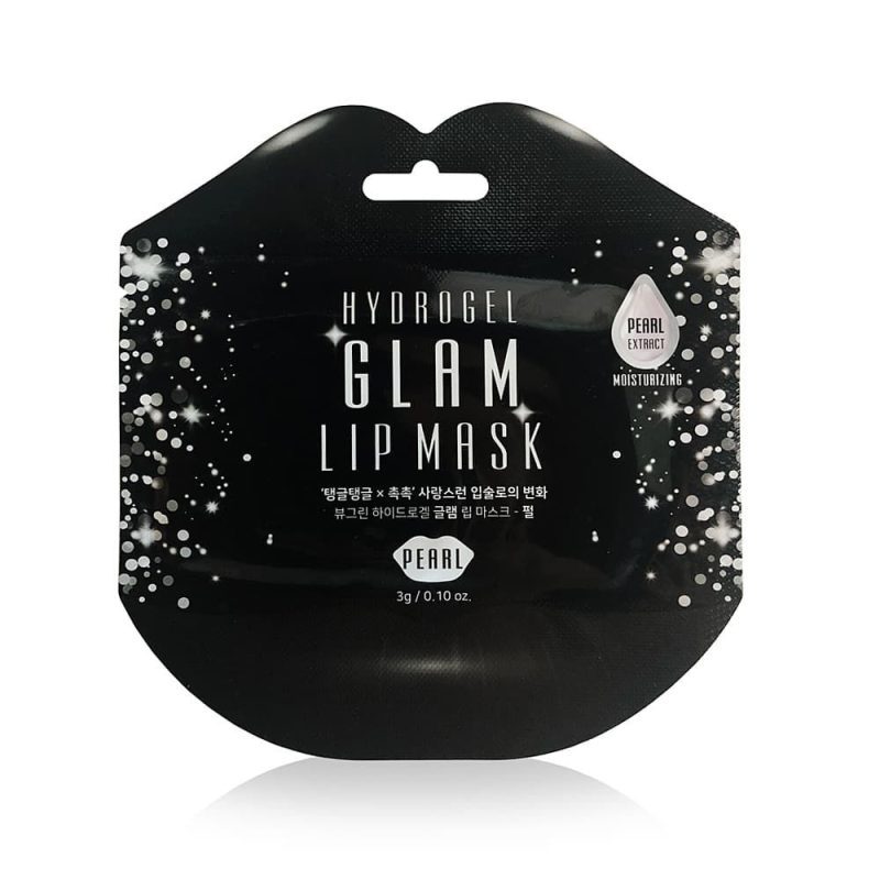 beauugreen masque hydrogel glam levres aux extraits pearl