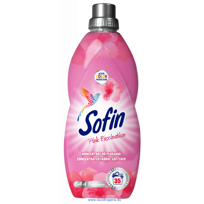 sofin concentre d'assouplissant pink 1.4l