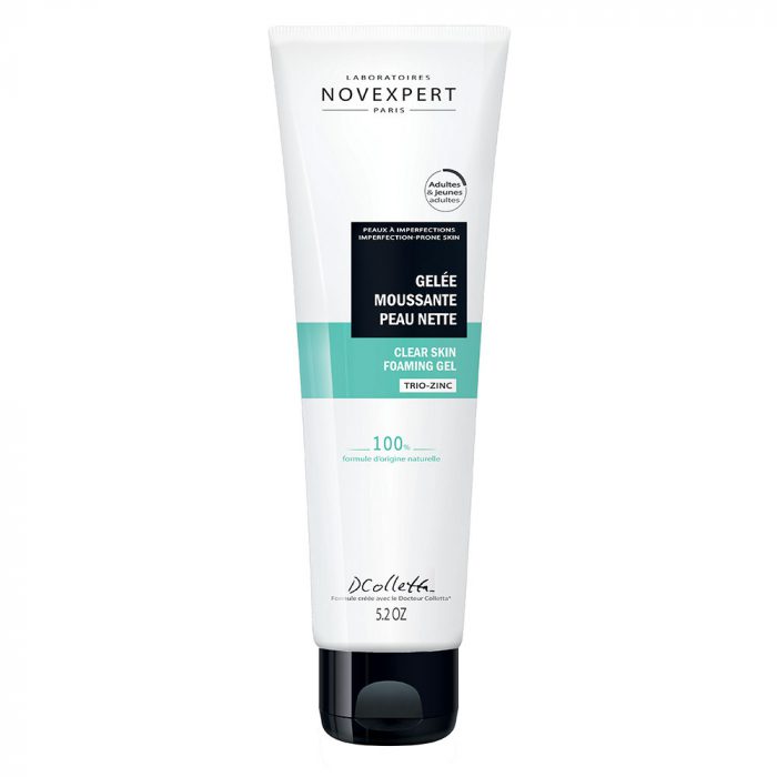 novexpert gelee moussante trio-zinc peau nette, 150ml
