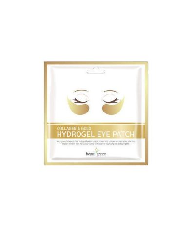 beauugreen patch yeux hydrogel collagene et poudre d´or