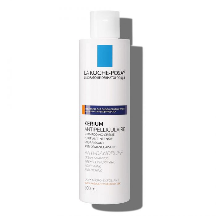 la roche-posay kerium antipelliculaire cuir chevelu sec 200ml