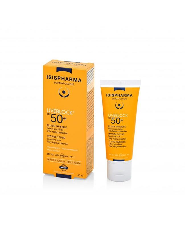 isispharma uveblock 50 fluide teinte