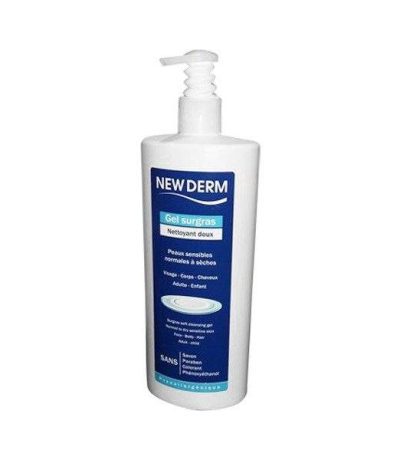 new derm gel nettoyant surgras 500ml
