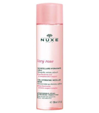 nuxe very rose eau micellaire hydratante 200ml