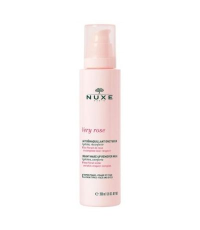 nuxe very rose lait demaquillant 200ml
