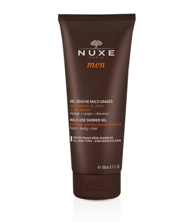 nuxe men gel douche visage corps cheveux 200ml