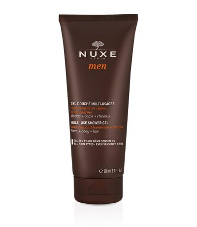 nuxe men gel douche visage corps cheveux 200ml