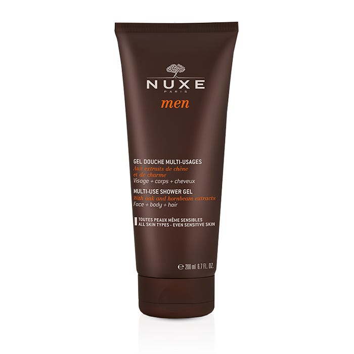 nuxe men gel douche visage corps cheveux 200ml