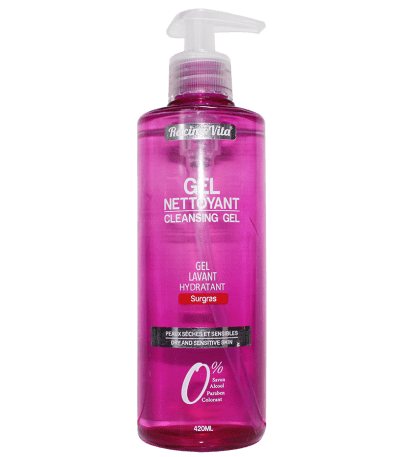 racine vita gel nettoyant peaux seches et sensibles 