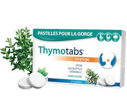 thymotabs orange vit c, thym, caliptusse 24 pastilles