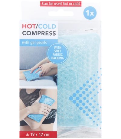 compresse froide / chaude reutilisable (compresse de gel de qualite superieure) - avec support en tissu doux - ideal contre les douleurs musculaires et les blessures