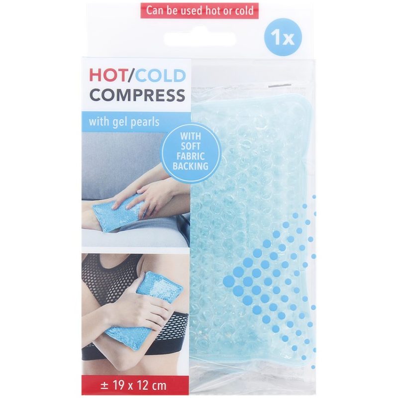 compresse froide / chaude reutilisable (compresse de gel de qualite superieure) - avec support en tissu doux - ideal contre les douleurs musculaires et les blessures