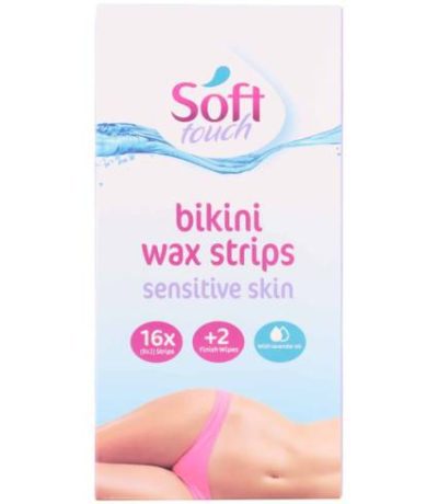 soft touch bandes de cire 16 pcs