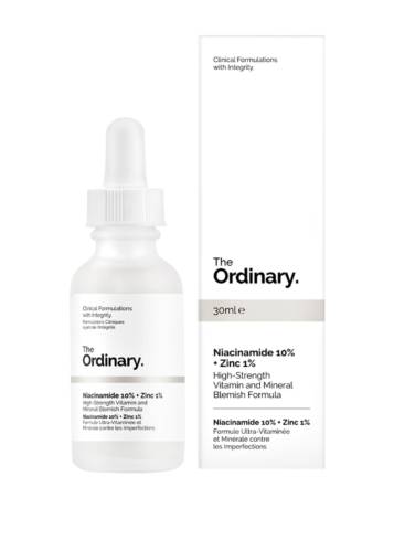 the ordinary niacinamide 10% + zinc 1% formule anti-imperfections 30ml