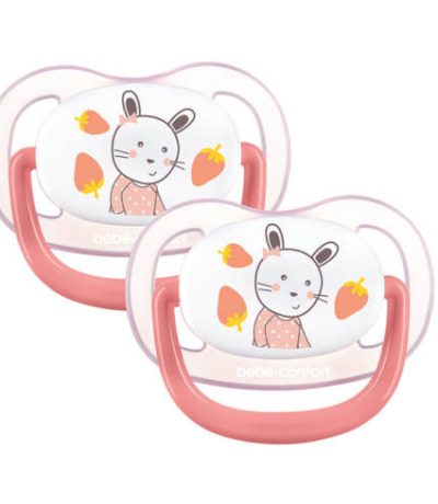 bebe confort 2 sucettes physio air confort silicone 18/36