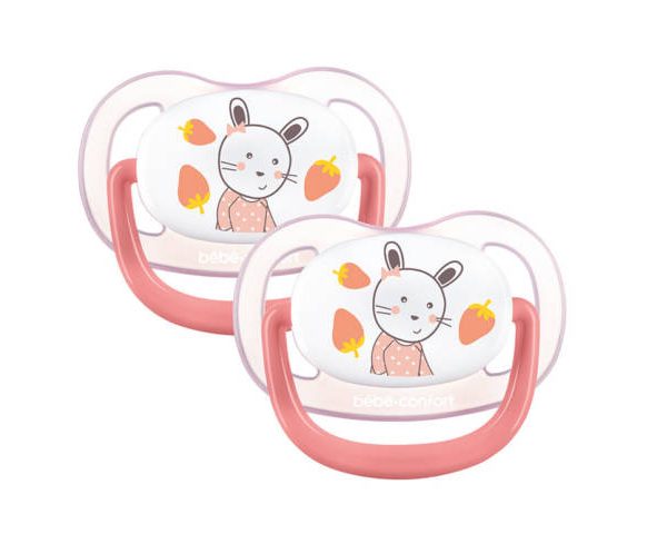 bebe confort 2 sucettes physio air confort silicone 18/36