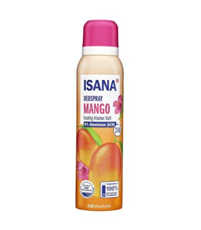 isana deodorant mango 150 ml