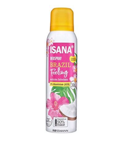 isana deodorant brazil feeling 150 ml