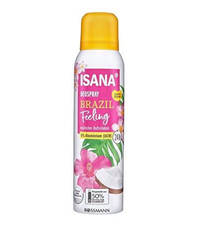 isana deodorant brazil feeling 150 ml