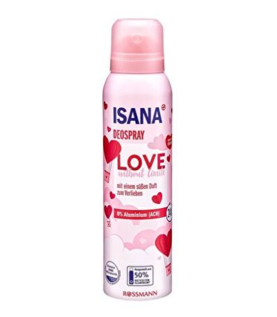 isana deodorant love without limits150 ml