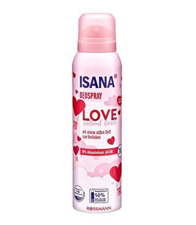isana deodorant love without limits150 ml