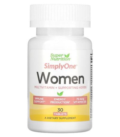 simplyone super nutrition pour femmes multivitamines + plantes fortifiantes 30 comprimes