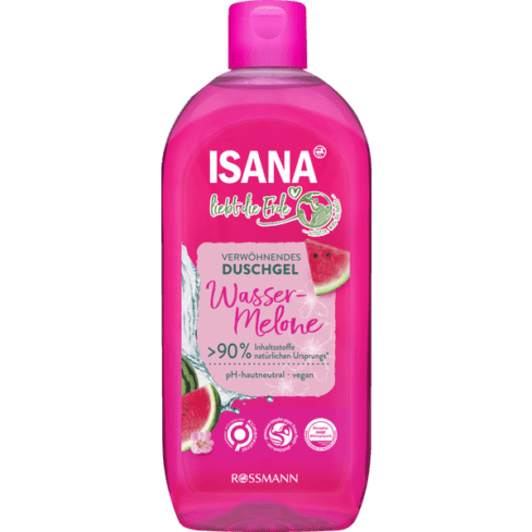 isana gel douche cocooning pasteque 300ml