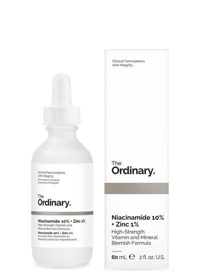 the ordinary niacinamide 10% + zinc 1% formule anti-imperfections 60ml