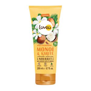 lovea apres-shampoing monoi & karite 200 ml