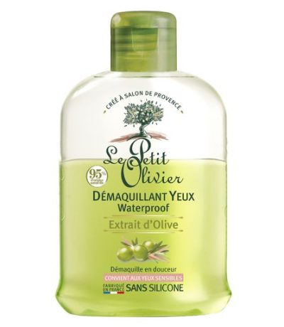 le petit olivier - demaquillant yeux waterproof extrait d’olive 125ml