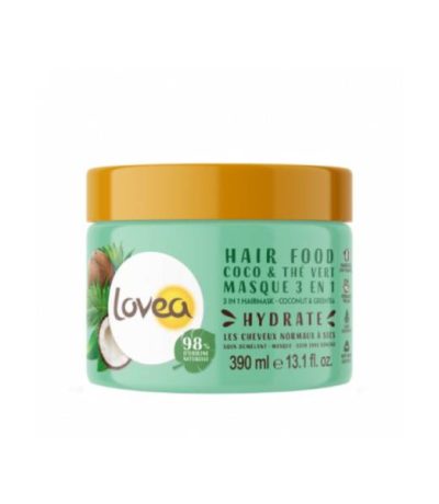 lovea masque 3 en 1 coco et the vert 390ml