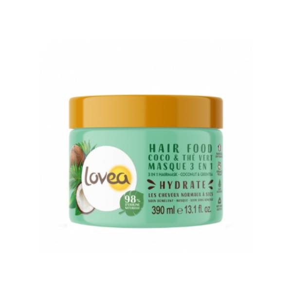 lovea masque 3 en 1 coco et the vert 390ml