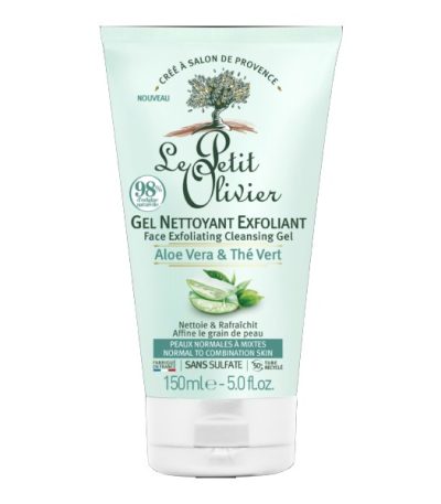 le petit olivier gel nettoyant exfoliant 150ml