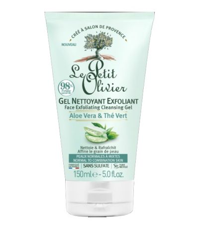 le petit olivier gel nettoyant exfoliant 150ml