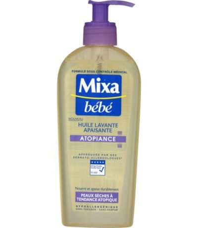 mixa bebe huile lavante bebe atopiance apaisante 250ml